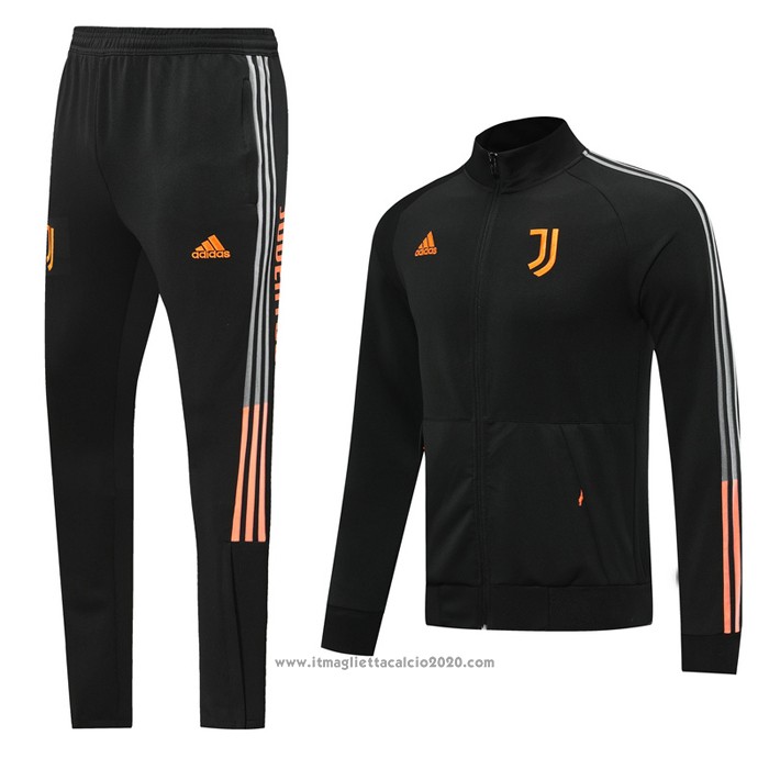 Tuta da Track Giacca Juventus 2020 2021 Nero e Arancione